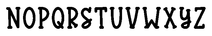 Happy Sans Regular Font UPPERCASE