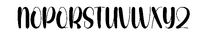 Happy Saturday1 Font UPPERCASE