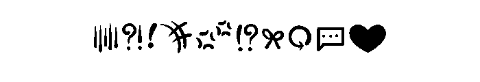 Happy Scribble Font OTHER CHARS