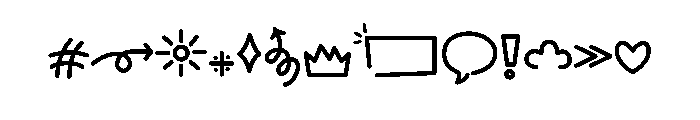 Happy Scribble Font LOWERCASE