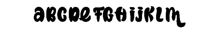 Happy Smake Font UPPERCASE