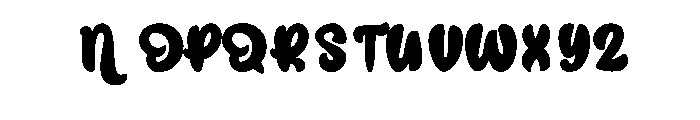 Happy Smake Font UPPERCASE