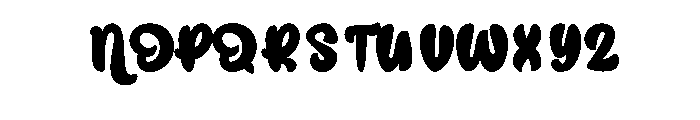 Happy Smake Font LOWERCASE