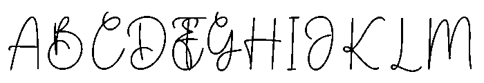 Happy Something Font UPPERCASE