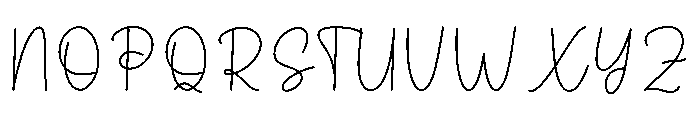 Happy Something Font UPPERCASE