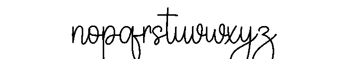 Happy Something Font LOWERCASE