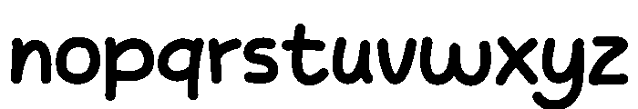 Happy Sprout Font LOWERCASE