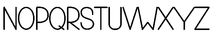 Happy Starting Font UPPERCASE