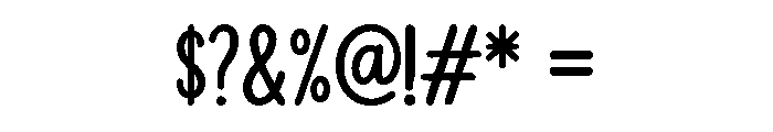 Happy Sticks Font OTHER CHARS