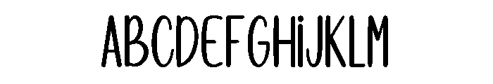 Happy Sticks Font UPPERCASE