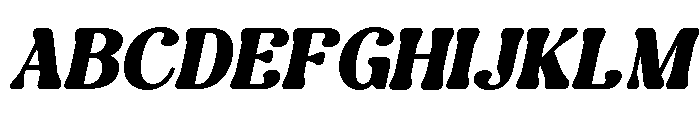 Happy Sunday Italic Font UPPERCASE