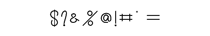 Happy Sunrise Font OTHER CHARS
