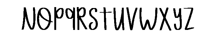 Happy Teacher Regular Font UPPERCASE