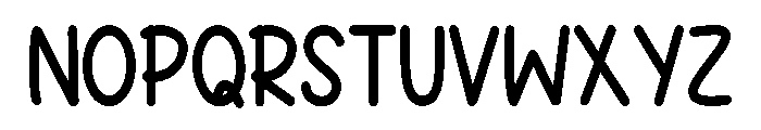 Happy Texture Regular Font LOWERCASE