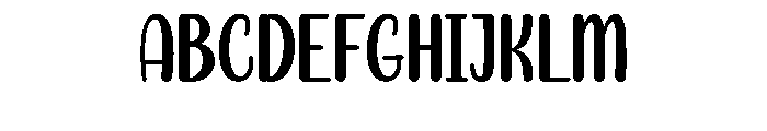 Happy Thursday Font UPPERCASE