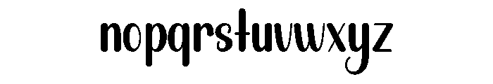 Happy Thursday Font LOWERCASE