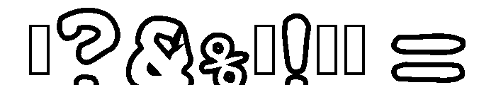 Happy Timber Regular Font OTHER CHARS