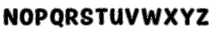 Happy Toony Regular Font LOWERCASE