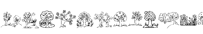 Happy Trees FONT