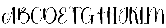 Happy Valentica Font UPPERCASE