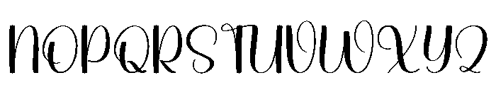 Happy Valentica Font UPPERCASE
