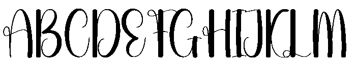 Happy Volleybal Font UPPERCASE