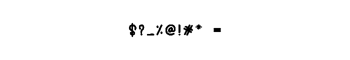 Happy Waiting Font OTHER CHARS