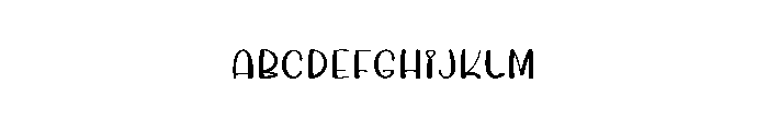 Happy Waiting Font UPPERCASE