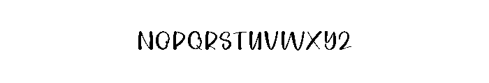 Happy Waiting Font UPPERCASE