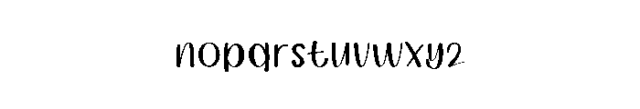 Happy Waiting Font LOWERCASE