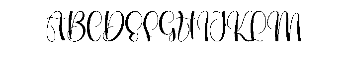 Happy Weeding Font UPPERCASE
