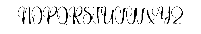 Happy Weeding Font UPPERCASE
