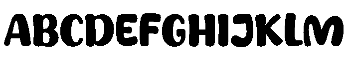 Happy Whimsy Regular Font UPPERCASE