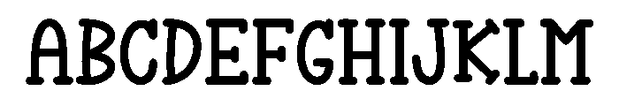 Happy Wiggle Font UPPERCASE