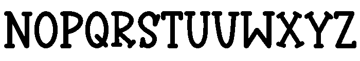 Happy Wiggle Font UPPERCASE