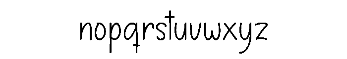 Happy Wonderful Font LOWERCASE