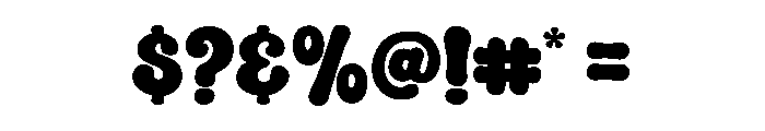 Happy bright Regular Font OTHER CHARS