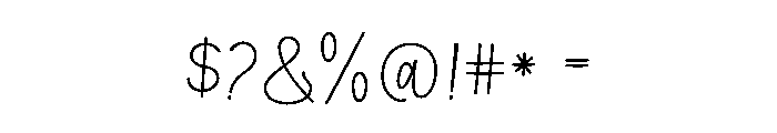 HappyBirthday-Bold Font OTHER CHARS