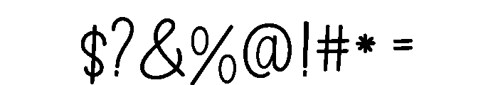 HappyBirthday-Thin Font OTHER CHARS