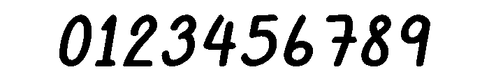 HappyDoodle Bold Italic Font OTHER CHARS