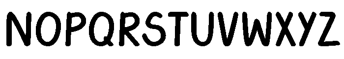 HappyDoodle Bold Font UPPERCASE