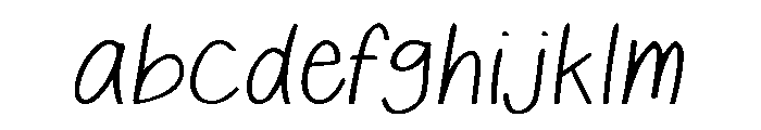 HappyDoodle Thin Italic FONT