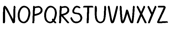 HappyDoodle Font UPPERCASE