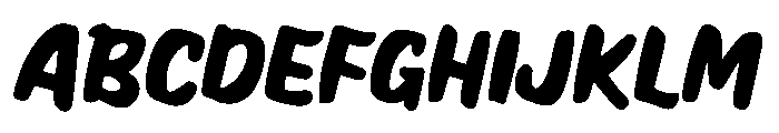 HappyGlyph Font UPPERCASE