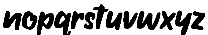 HappyGlyph Font LOWERCASE