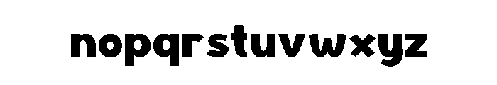 HappyGrunge Clean Regular Font LOWERCASE