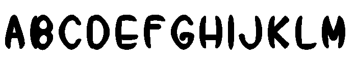 HappyMother Font UPPERCASE