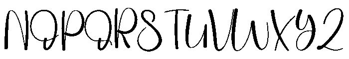 Happys Birthdays Font UPPERCASE