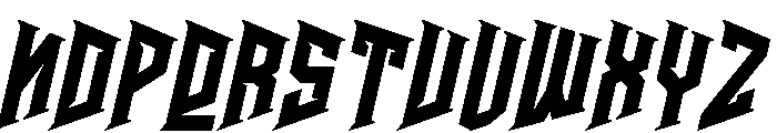 Harax Italic Font UPPERCASE