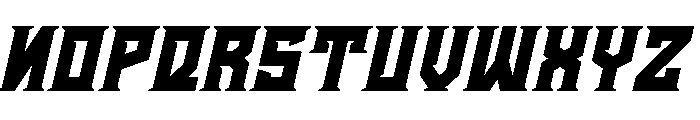 Harax Italic Font LOWERCASE
